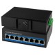 Logilink switch industriel fast ethernet, 8 ports, unmanaged