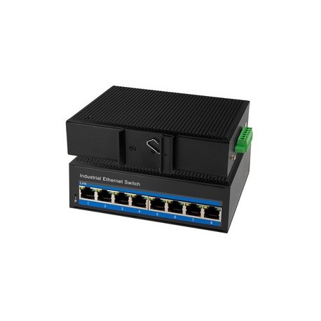 Logilink switch industriel fast ethernet poe, 8 ports