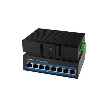 Logilink switch industriel gigabit ethernet poe, 8 ports