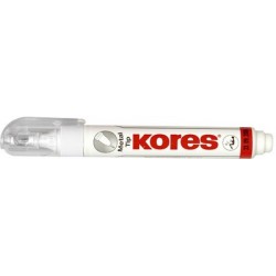 Kores stylo correcteur "metal tip", blanc, contenu: 10 ml