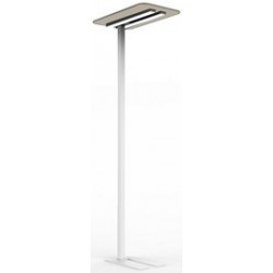 Unilux lampadaire à led nexus, avec plaque de feutre, blanc