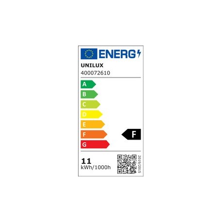 Unilux lampadaire à led tooka, hauteur 1520 mm, blanc/bambou