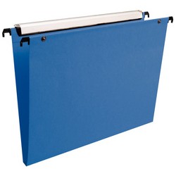 Esselte dossiers suspendus vmg, pp, bleu, fond 15 mm (LOT DE 5)