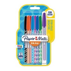 Paper:mate stylo à bille inkjoy wrap 100, blister de 8