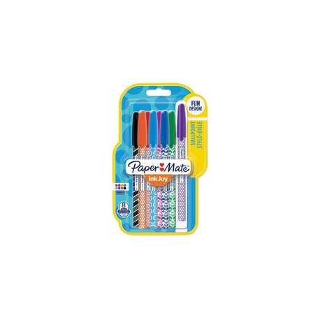 Paper:mate stylo à bille inkjoy wrap 100, blister de 8