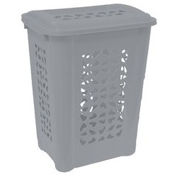 Keeeper panier à linge "per" avec couvercle, 60 l, nordic-