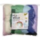 Folia laine feutrée "rainbow", 360 g, assortie