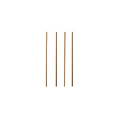 Papstar paille en papier "pure", 200 mm, brun