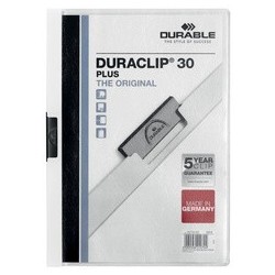 Durable chemise de présentation à clip duraclip 30 plus, a4