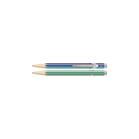 Caran d'ache stylo à bille 849 arc-en-ciel, présentoir de 10