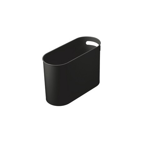 Helit corbeille à papier design classics, 22 litres, ps,noir