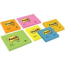 3m post-it bloc notes, vert néon, 76 x 76 mm,