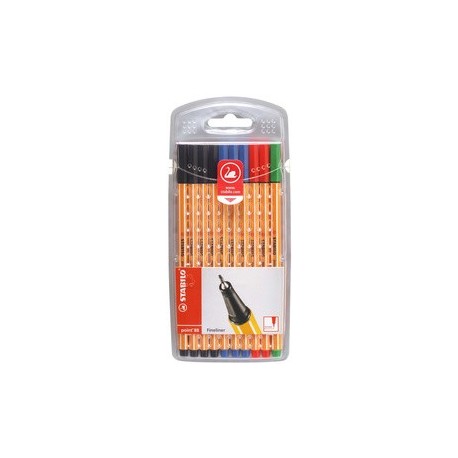 Stabilo fineliner point 88, 30er kunststoff-etui