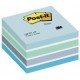 3m bloc cube post-it, 76 x 76mm,couleurs ultra, 450 feuilles