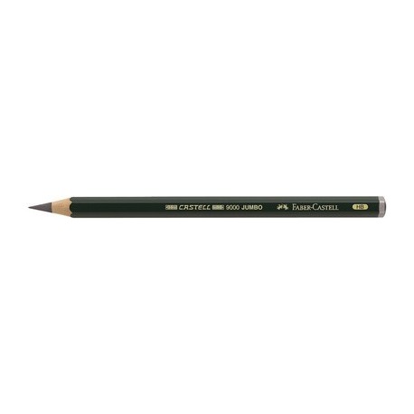Faber-castell bleistift castell 9000 jumbo, härtegrad: hb