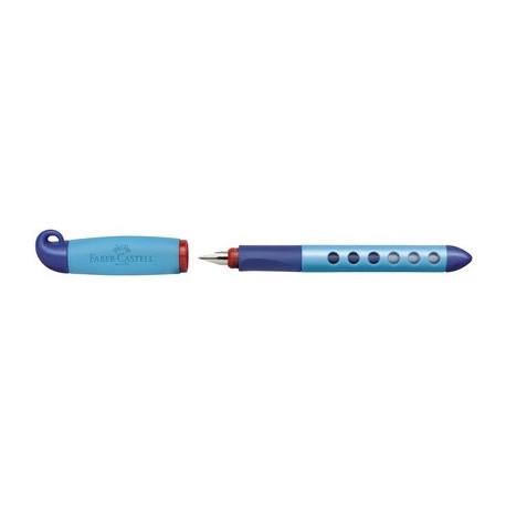 Faber-castell schul-füllhalter scribolino, blau