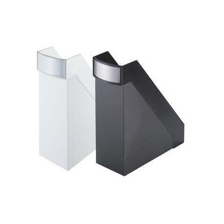 Helit porte-revues linear, format a4, polystyrène, gris