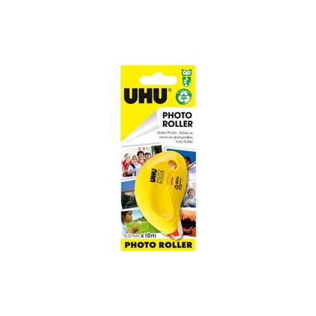 Uhu roller colle photo roller, (l)6,5 mm x (l)10 m