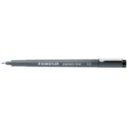 Staedtler fineliner pigment liner, schwarz, 0,4 mm