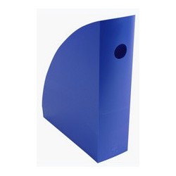 Exacompta porte-revues mag-cube, a4+, bleu royal