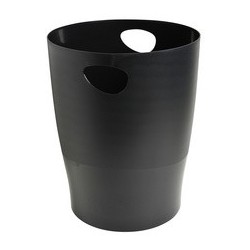 Exacompta corbeille à papier ecobin, 15 litres, gris