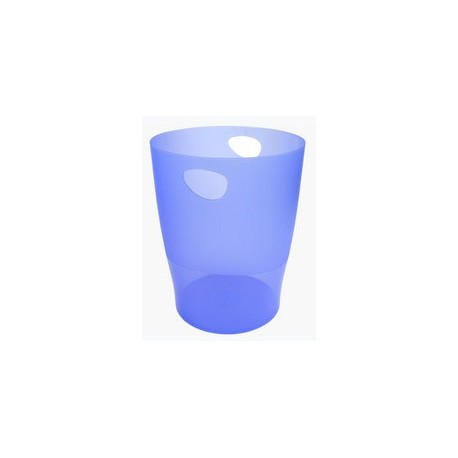 Exacompta corbeille à papier ecobin, 15 litres, rouge carmin