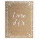 Exacompta livre d'or "livre d'or", 220 x 270 mm, kraft