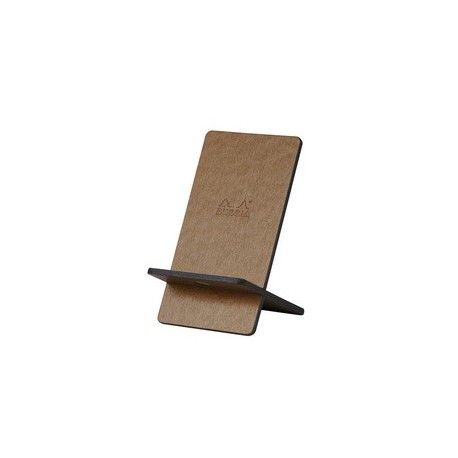 Rhodia support pour téléphone mobile rhodiactive, chocolat