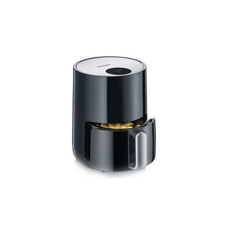 Severin friteuse à air chaud fr 2455, inox / noir