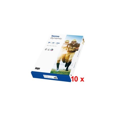 Tecno papier multifonction dynamic, a4, 80 g/m2, blanc (LOT DE 10)