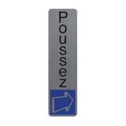 Exacompta plaque de signalisation "tirez"