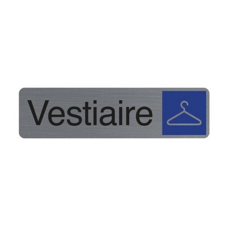 Exacompta plaque de signalisation "vestiaire"