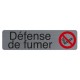 Exacompta plaque de signalisation "espace non fumeurs"