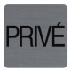 Exacompta plaque de signalisation "toilettes dame/homme"