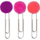 Knorr prandell set de trombones à pompon "fluo", assorti