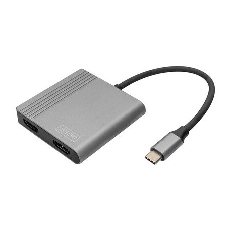 Digitus adaptateur graphique, usb-c - hdmi 2-en-1