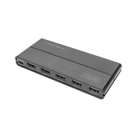 Digitus commutateur hdmi 4k, 4x1, noir