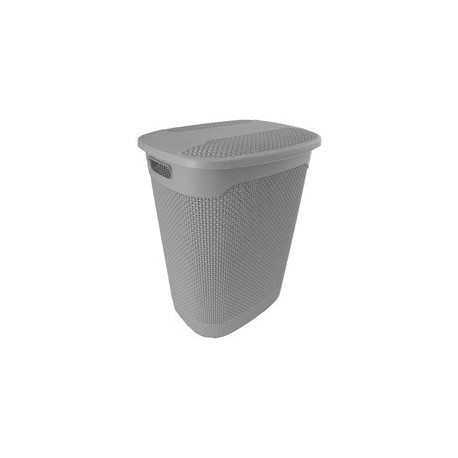 Keeeper panier à linge "thore" avec couvercle, 60 l, bleu