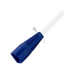 Logilink manchon de protection anti-pli pour rj45, bleu