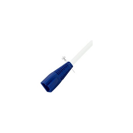 Logilink manchon de protection anti-pli pour rj45, bleu