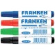 Franken flipchart marker, strichstärke: 2-6 mm, schwarz