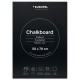 Europel ardoise sans cadre, 600 x 1.100 mm, noir