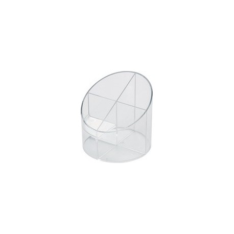 Helit pot multifonction economy transparent, 4 compartiments