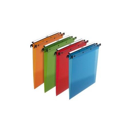 Elba l'oblique dossiers suspendus polypro design, fond v (LOT DE 10)