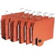 Elba l'oblique dossiers suspendus tubut 455 x 390 mm, fond v