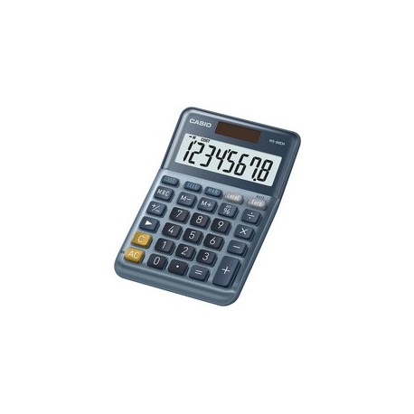 Casio calculatrice de bureau ms-88em, 8 chiffres, argent