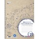 LandrÉ cahier à spirale recycling, a4, quadrillé, 160 pages
