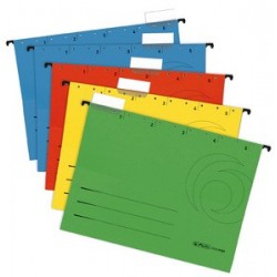 Herlitz dossiers suspendus unireg easyorga, a4, ouvert coté (LOT DE 5)