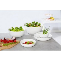 Snap by r & b saladier profond "4every day", blanc (LOT DE 6)
