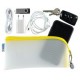 Herma pochette à fermeture éclair "mesh bags", a4, jaune